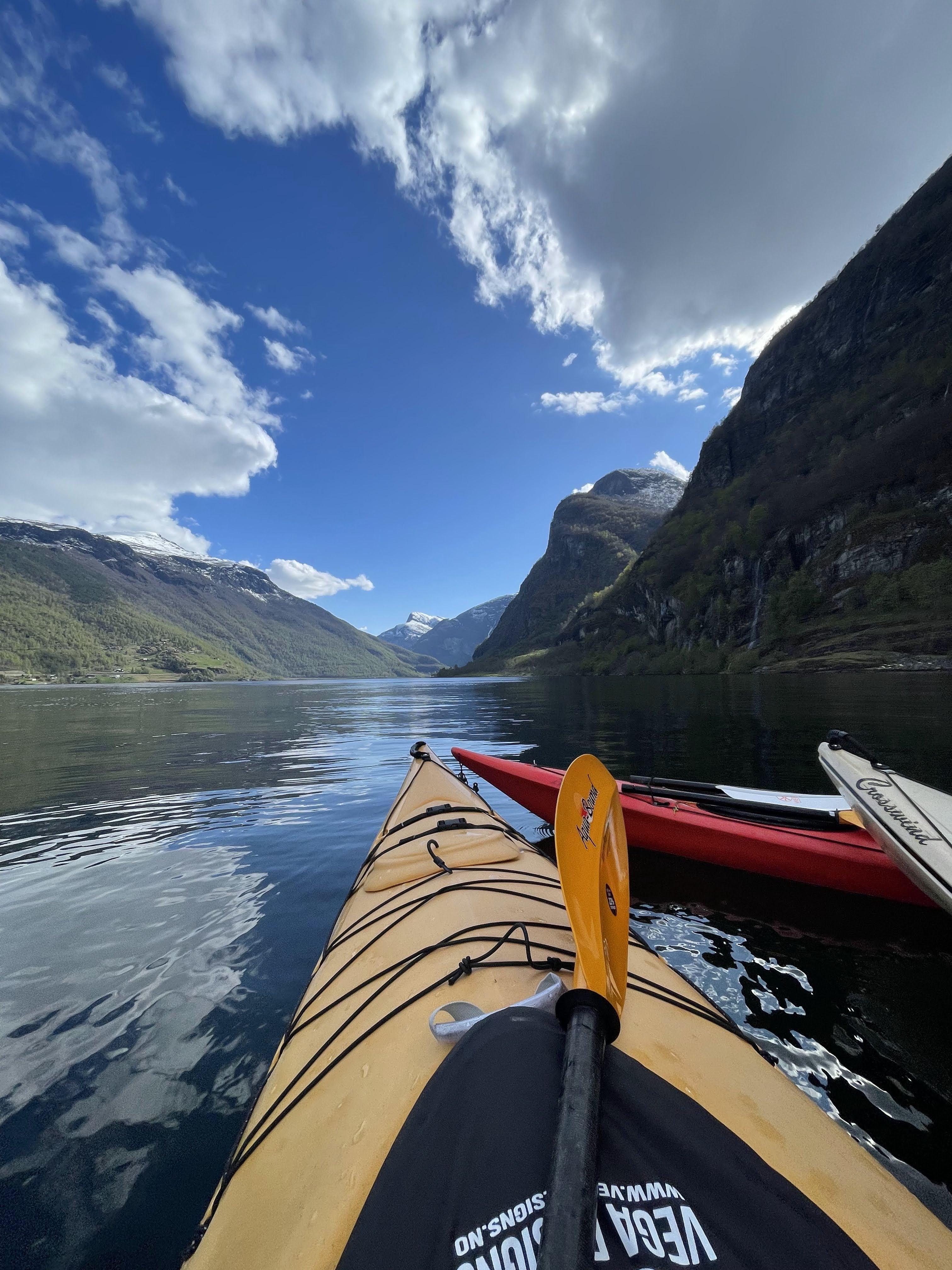 Kayaking in the Nordic fjords