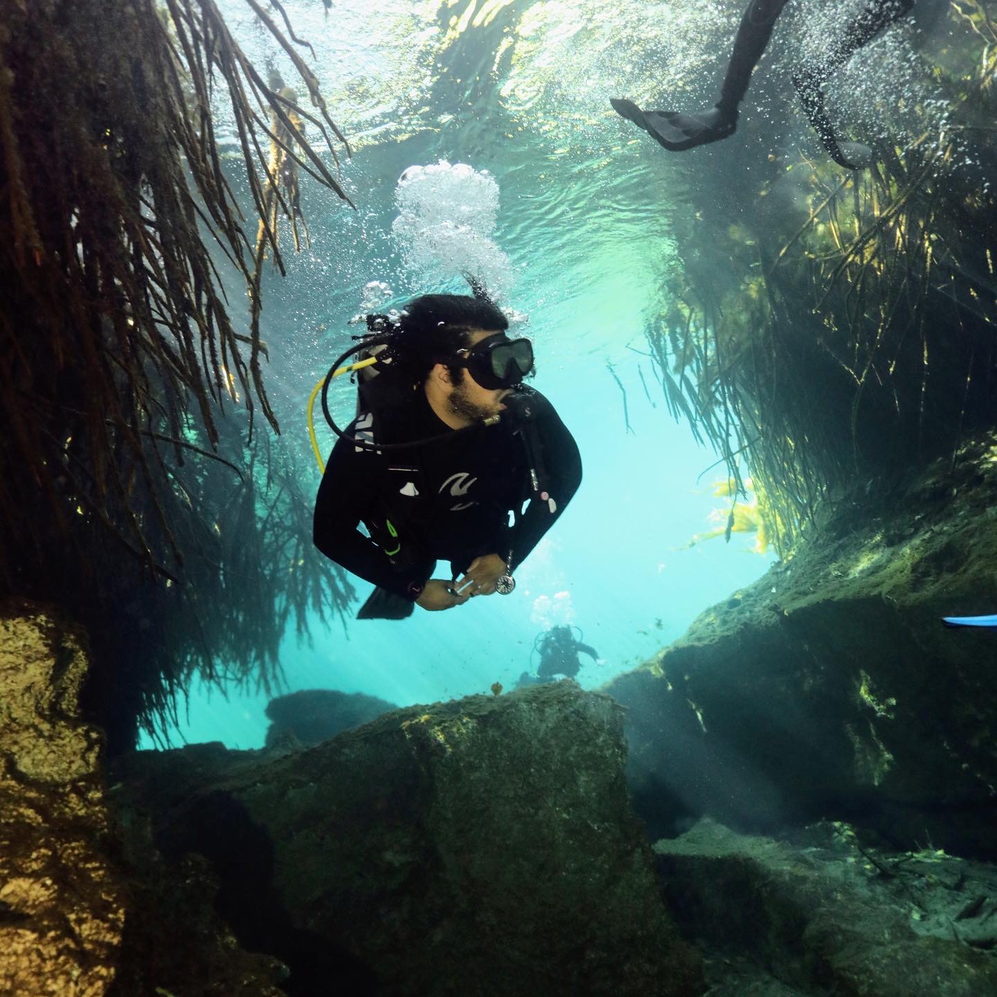 Exploring the cenotes in Mexico