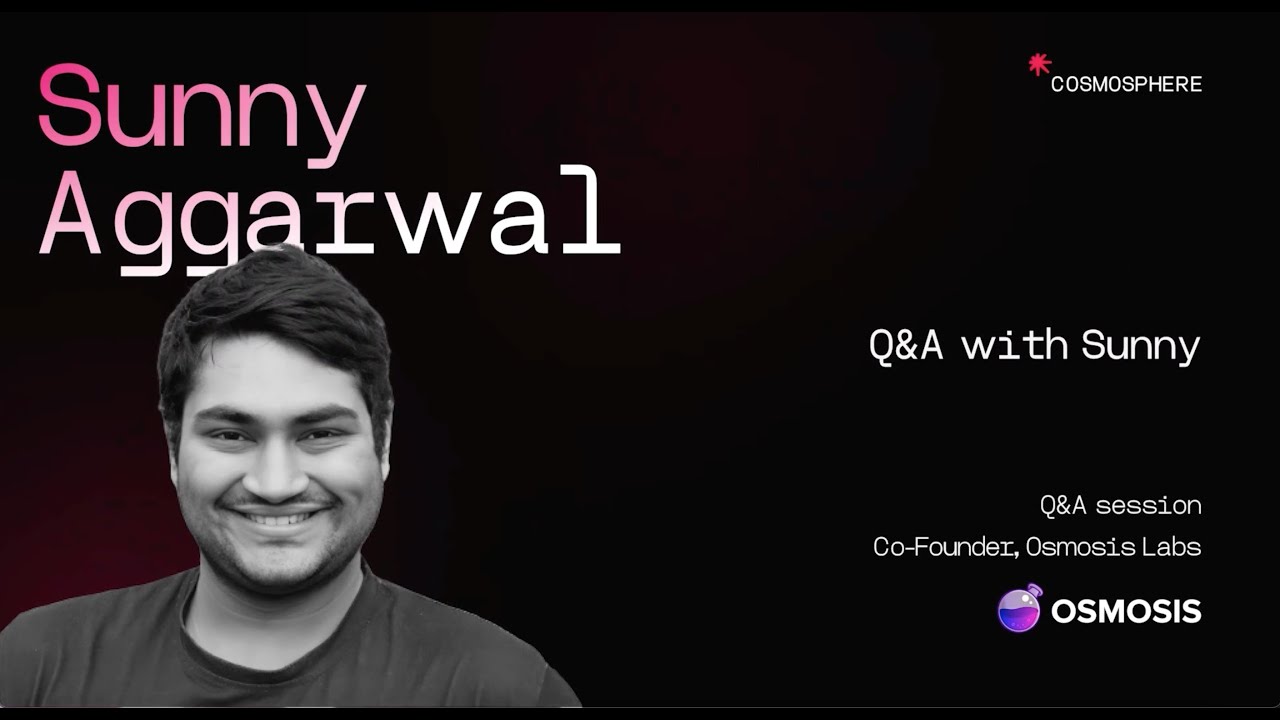 Osmosis Fireside with Sunny Aggarwal